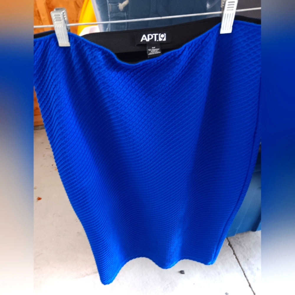 Medium blue skirt